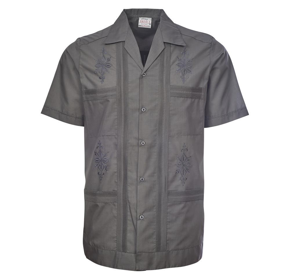 Original Guayabera - Men's Short Sleeve | Embroidered | Polyester-Cotton Blend